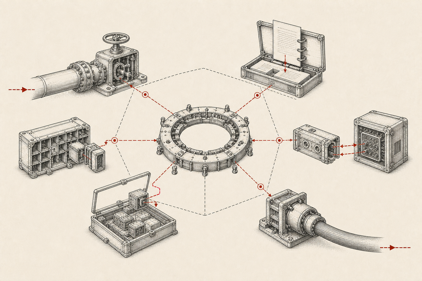 Network、Skill、MCP、Dynamic Tools、Code Mode 与 Plugin 通过六种不同边界进入 Codex。
